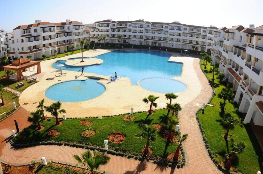 Bel Appartement Familial Vue Mer Garden Beach סידי רחאל מראה חיצוני תמונה